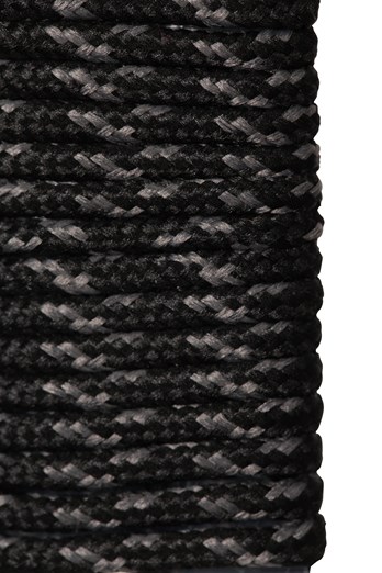 Round Textured Shoe Laces 100cm Black