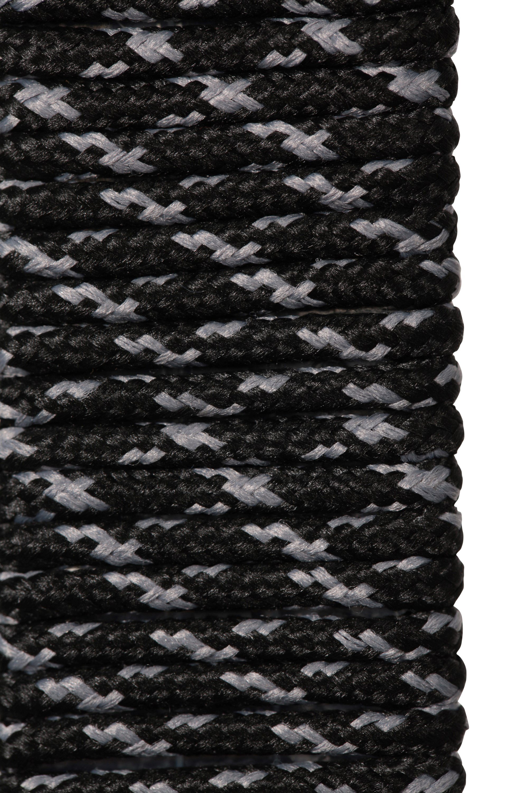 Round Textured Boot Laces - 150cm - Black