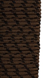 Round Textured Boot Laces - 150cm Brown