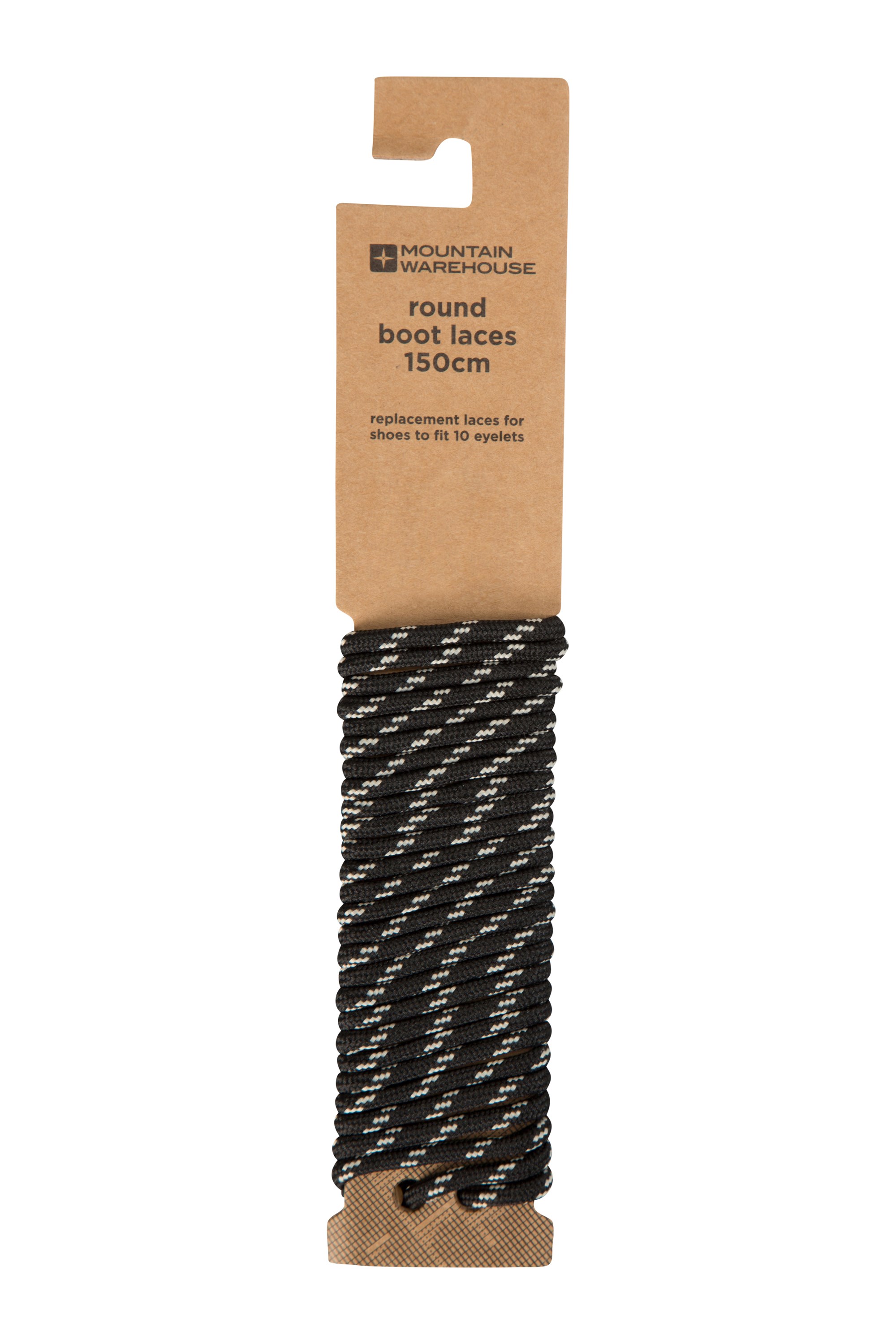 black hiking boot laces