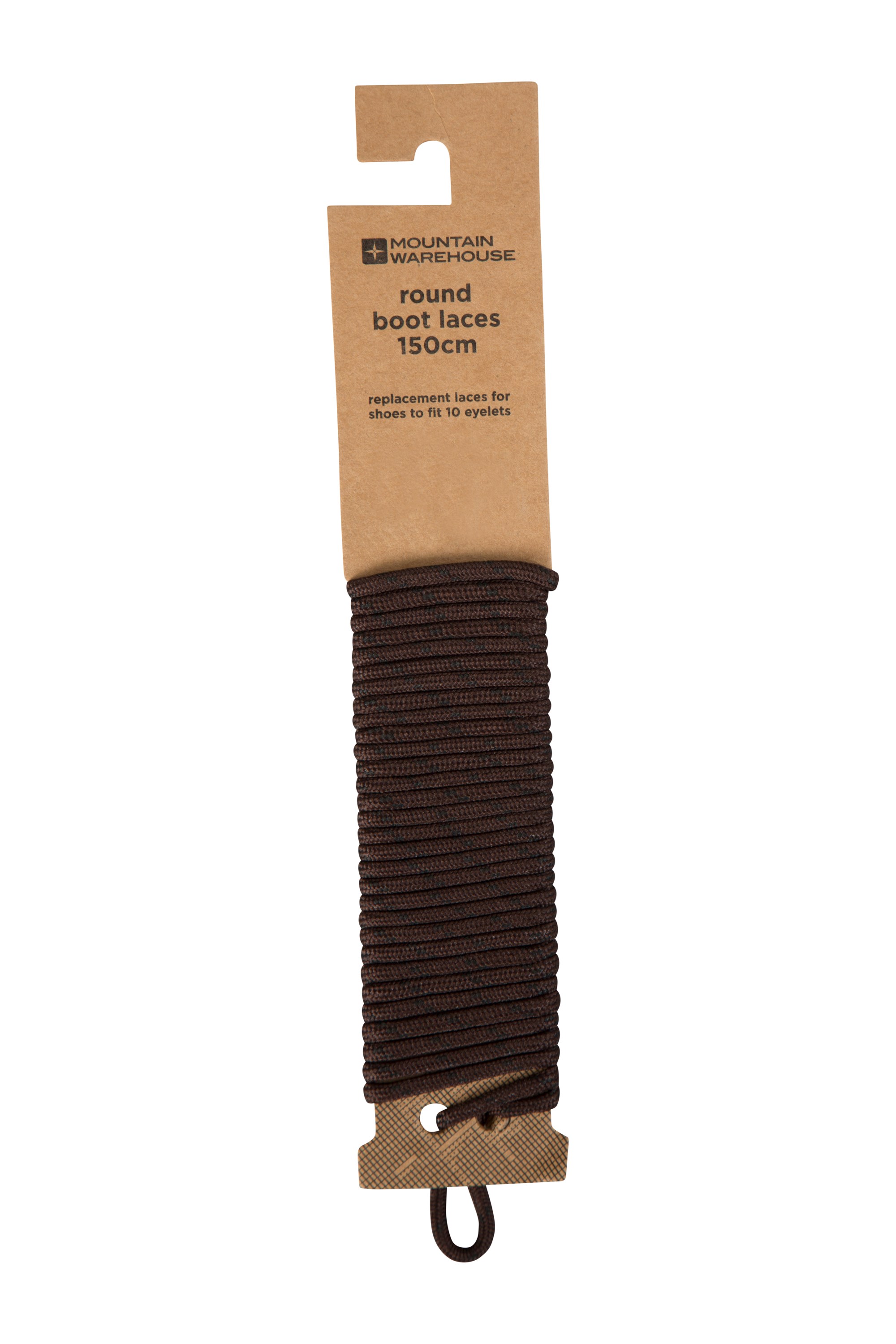 Mountain Warehouse Round Boot Laces 150cm Brown
