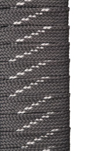 Flat Fleck Boot Laces - 150cm Dark Grey