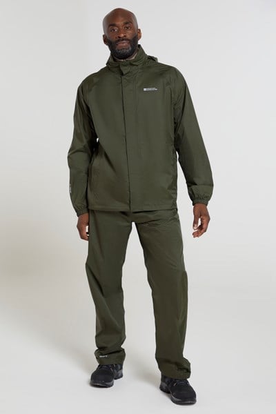 Pakka Mens Waterproof Overtrousers - Green