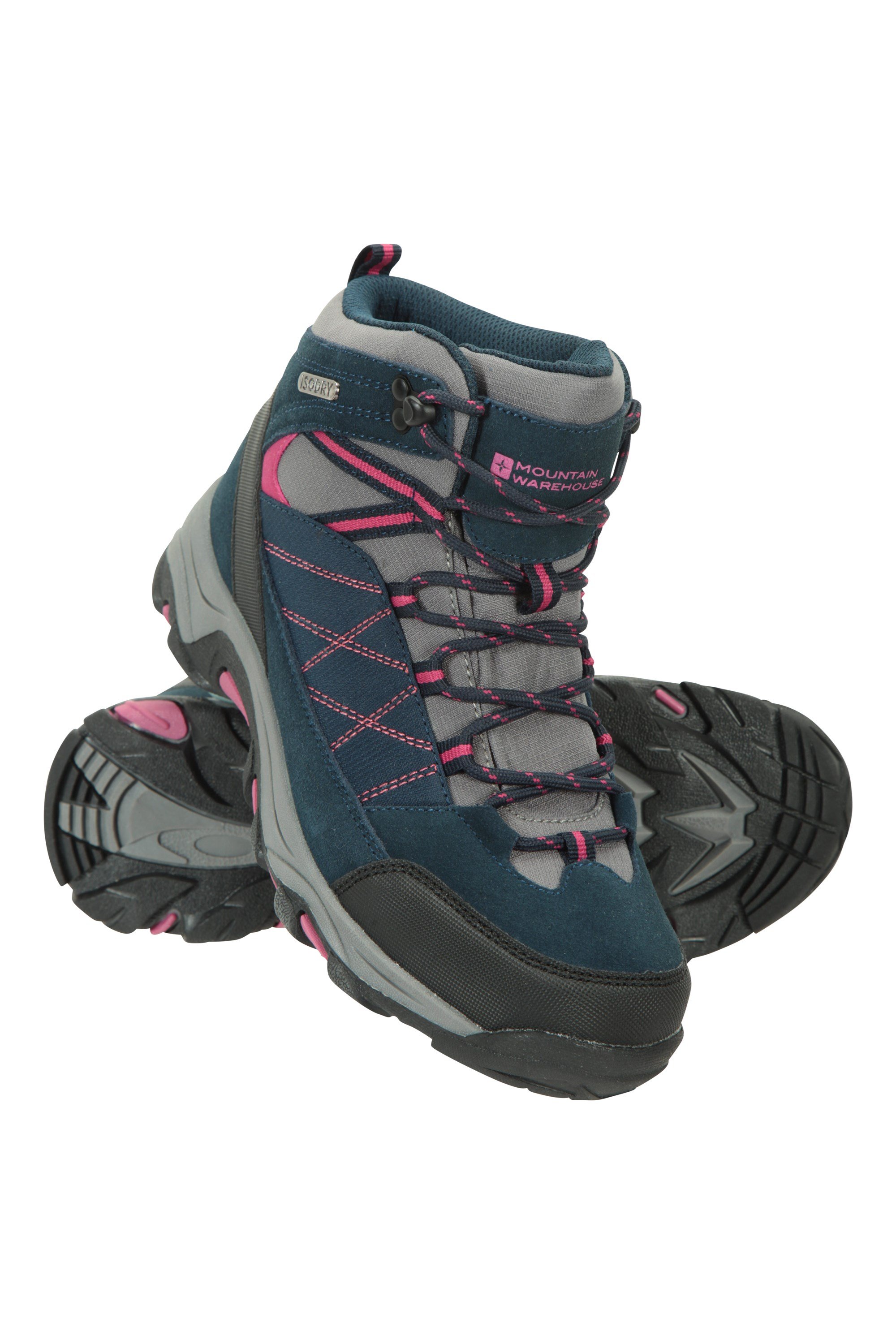 Mountain Warehouse Womens Waterproof Walking Boots Suede Upper 