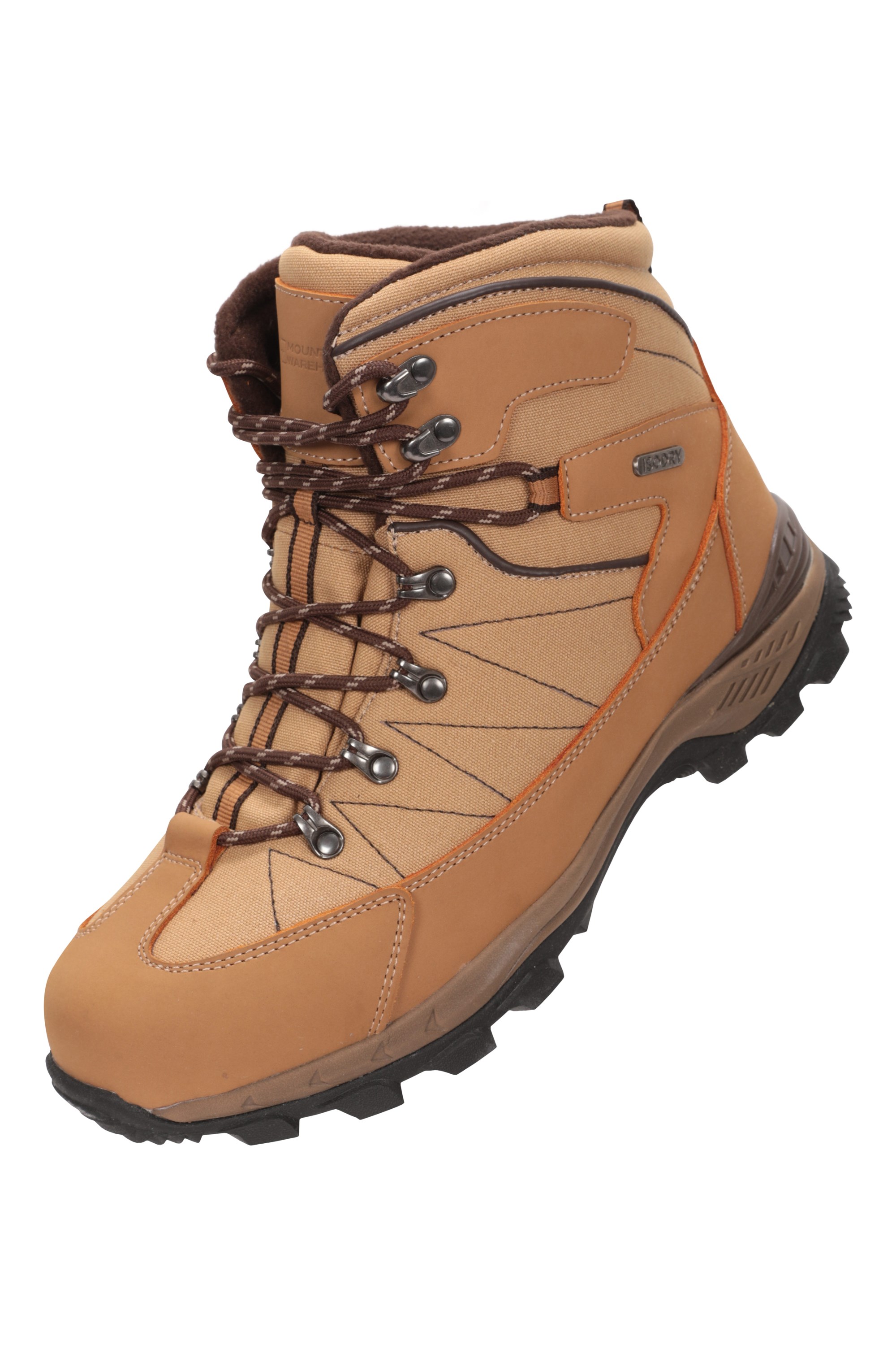 Mountain Warehouse Mens Boulder Winter Trekker Boots Waterproof Thermal Shoes 