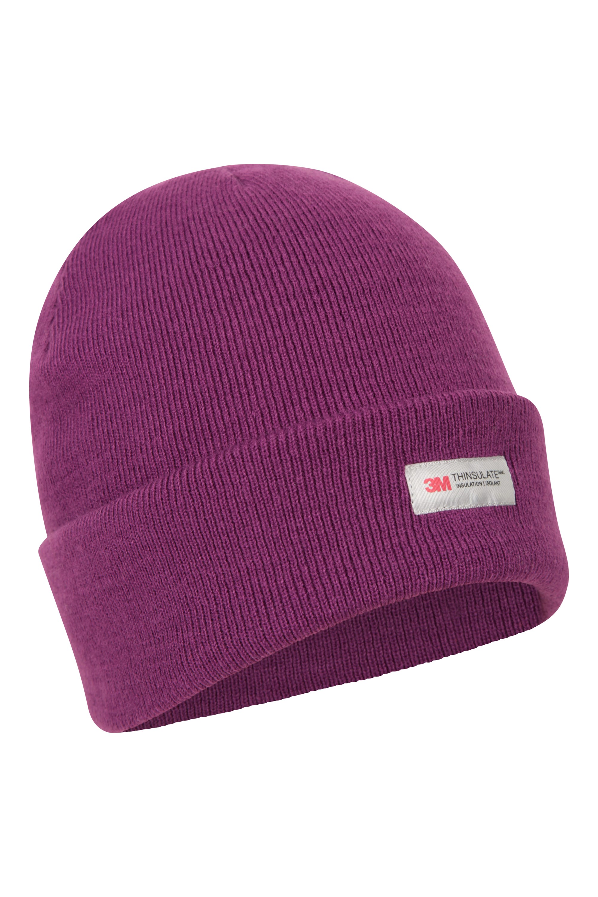 Mountain Warehouse Purple Beanie 3M Thinsulate Womens Knitted Hat From Mountain Warehouse S-M 