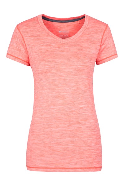 Panna Womens Melange T-Shirt - Pink