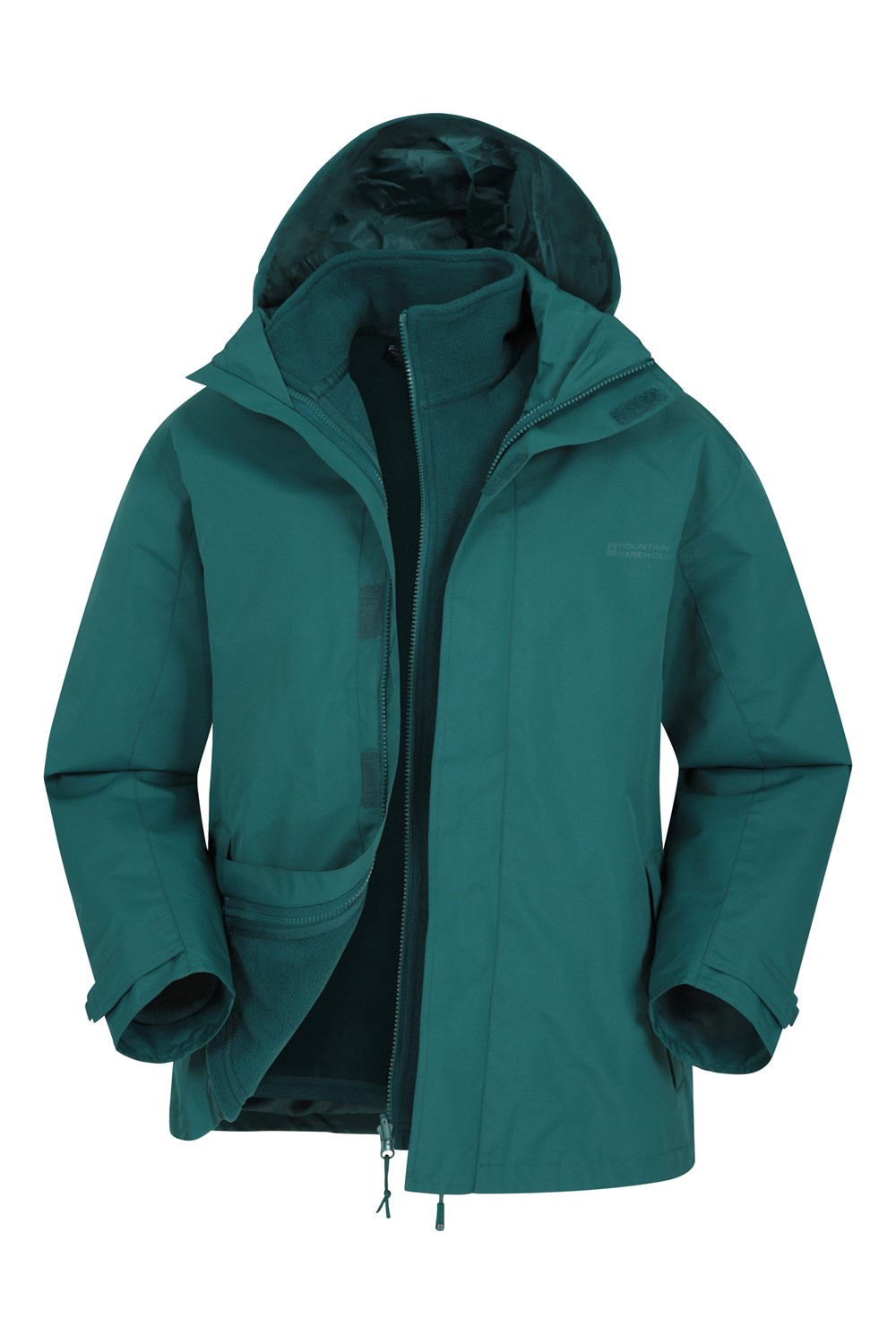 miniature 21 - Mountain Warehouse Mens 3 in 1 Water Resistant Jacket Triclimate Winter Coat