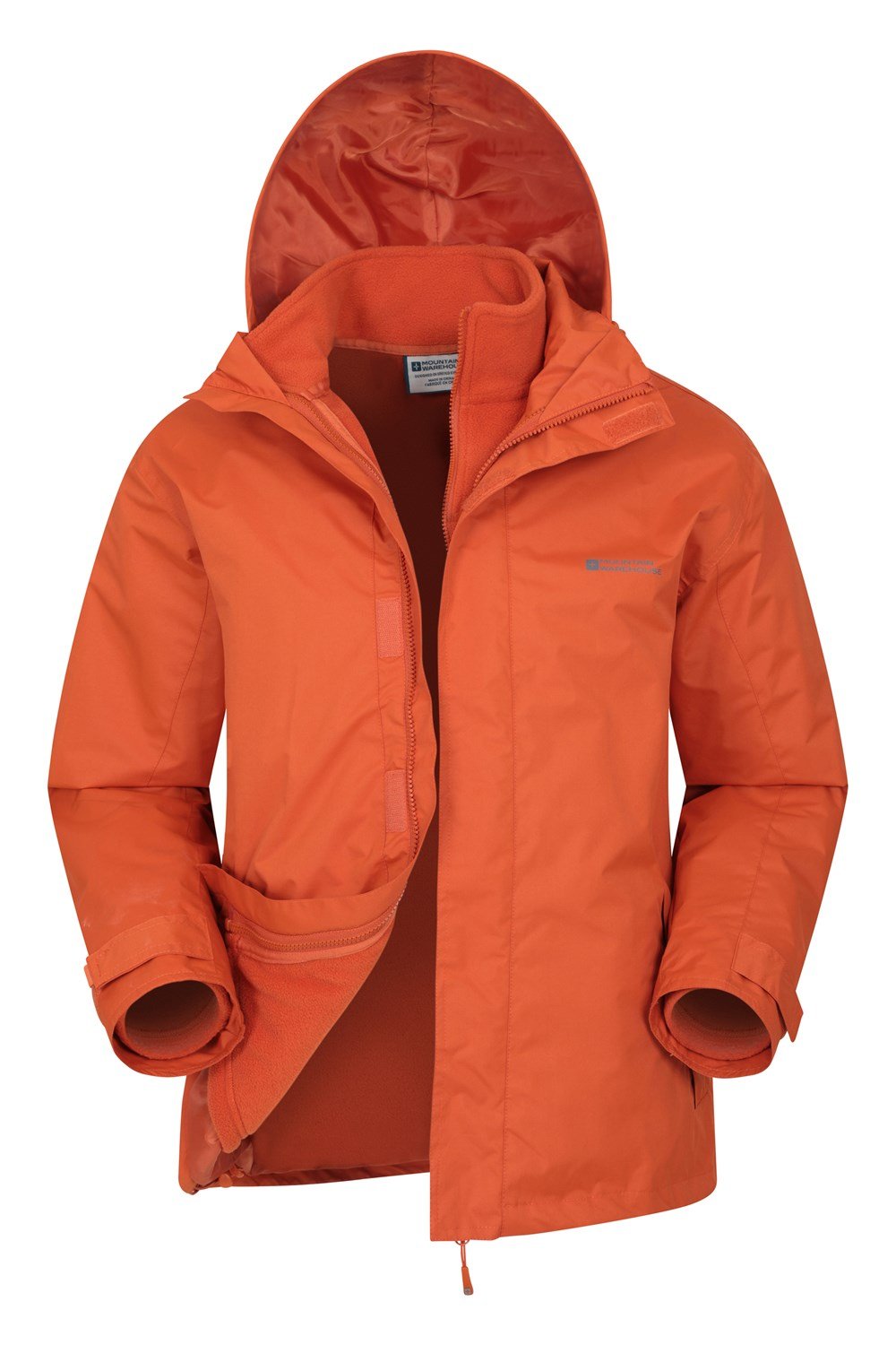 Winter Mountain Warehouse Fell Mens 3 in 1 Water Resistant Jacket 