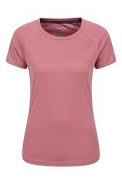 Camiseta Transpirable Endurance SS Mujeres Rosa Pálido