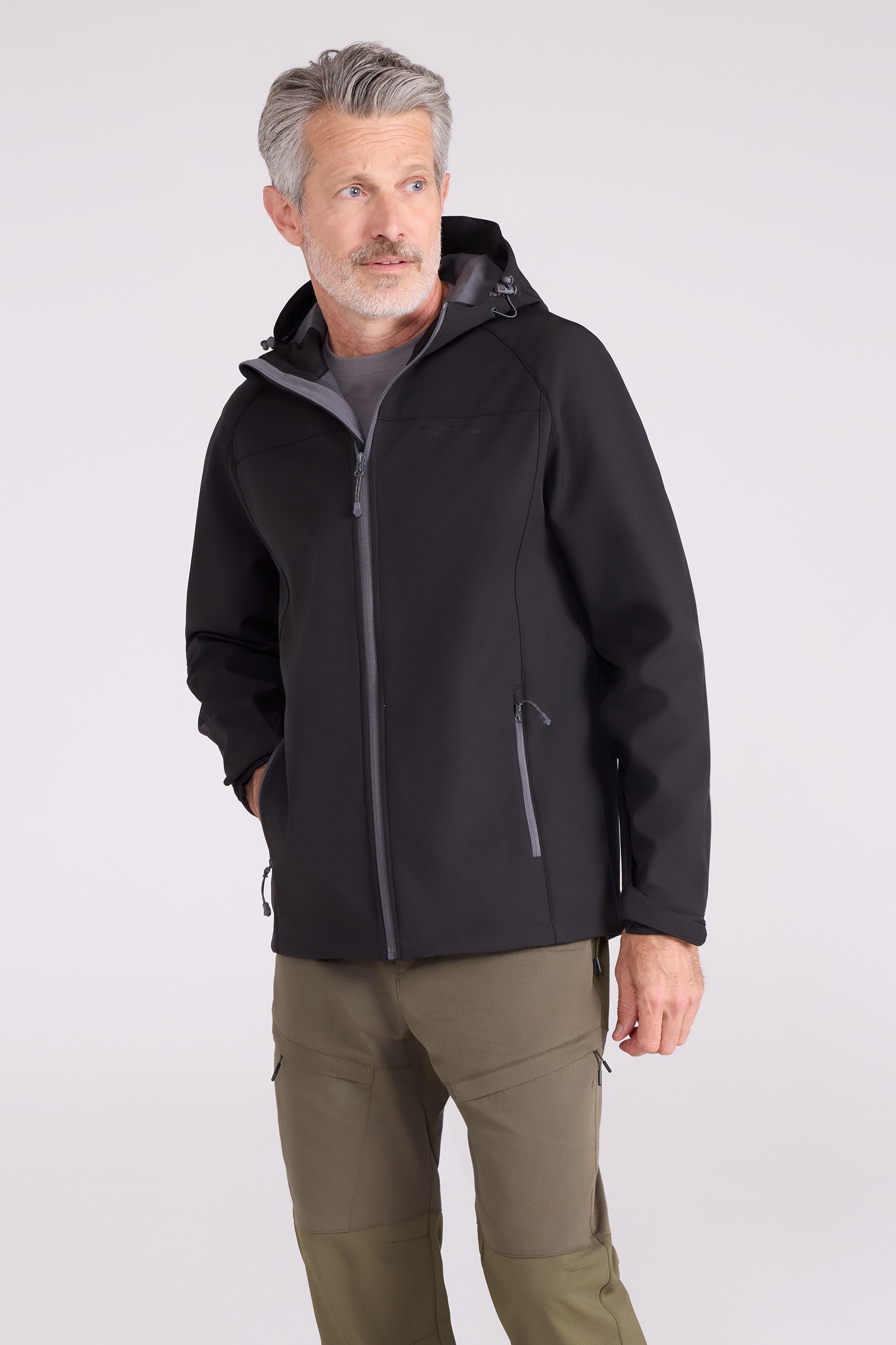 Exodus Mens Water-Resistant Softshell Jacket