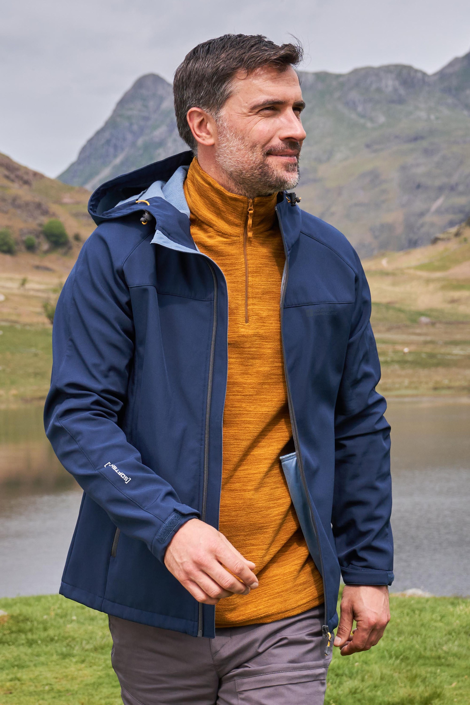 Men's Softshell Jackets, Wind-Resistant Jackets