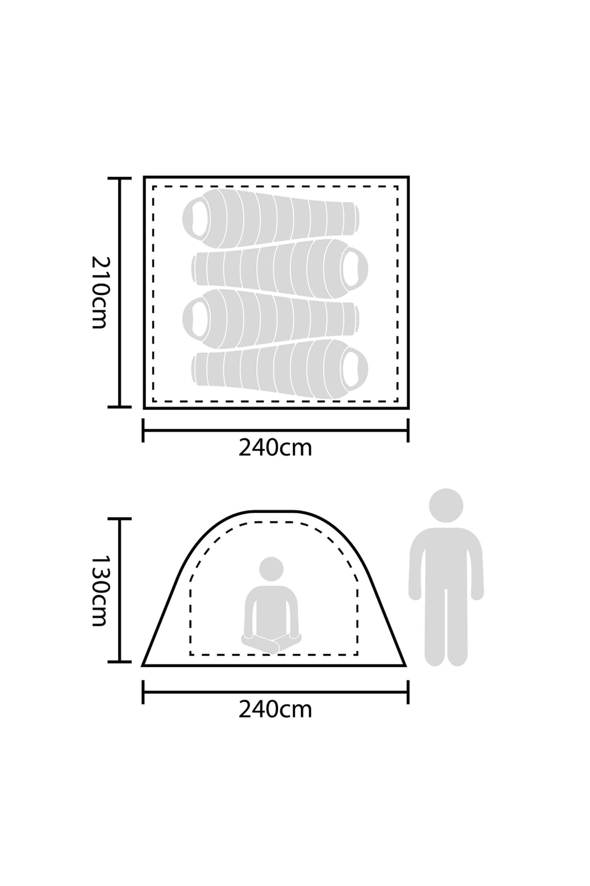 Festival Fun 4 Man Tent