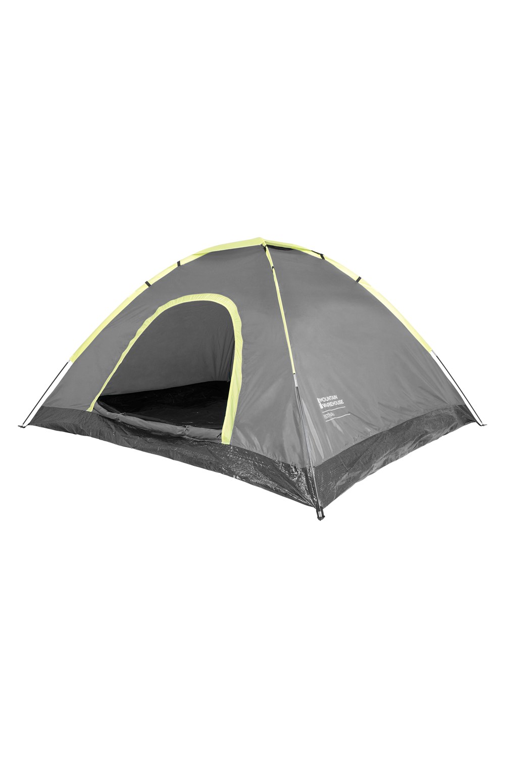 Mountain Warehouse Festival Fun 4 Man Tent Water Resistant Camping Accessory