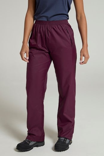 Pakka Womens Waterproof Overtrousers Dark Purple