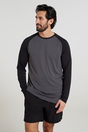Endurance Mens Long Sleeved Top Black
