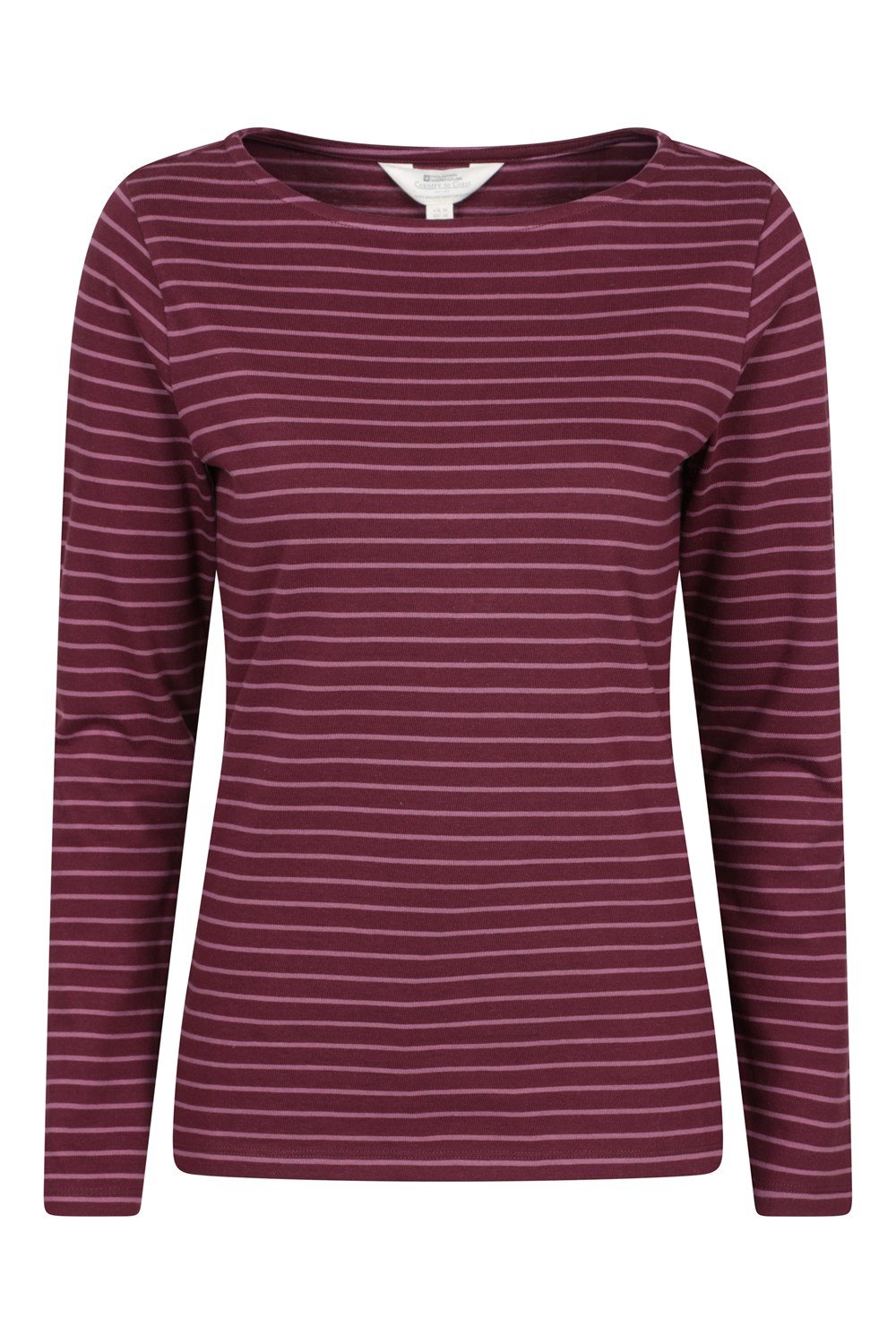 Mountain Warehouse Womens Long Sleeved T-Shirt Lightweight Cotton Breathable - Picture 25 of 81