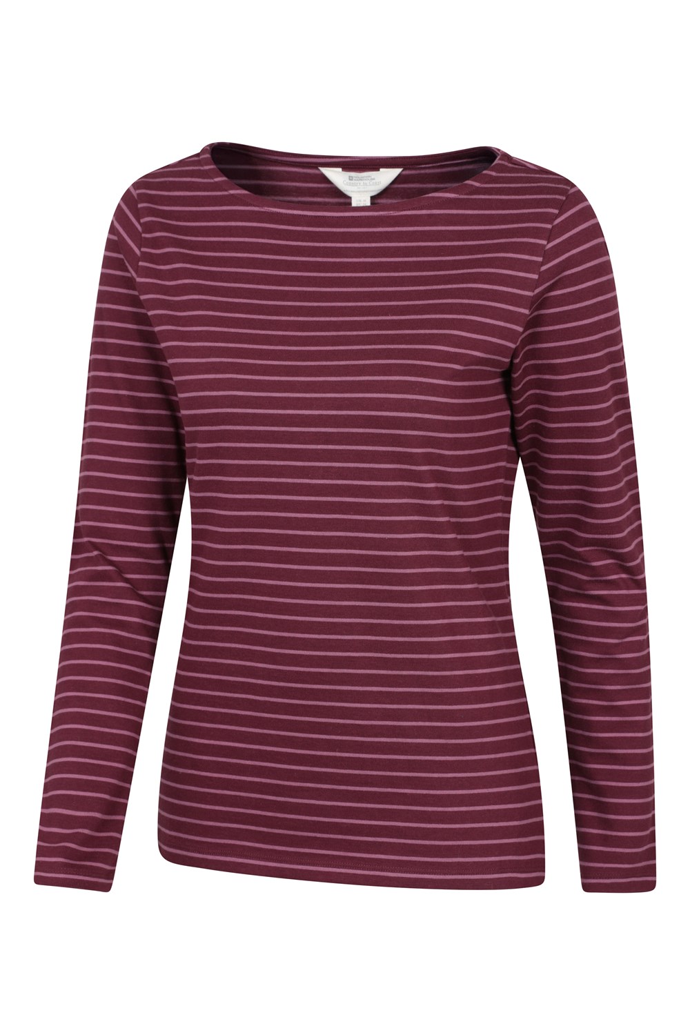 Mountain Warehouse Womens Long Sleeved T-Shirt Lightweight Cotton Breathable - Picture 29 of 81