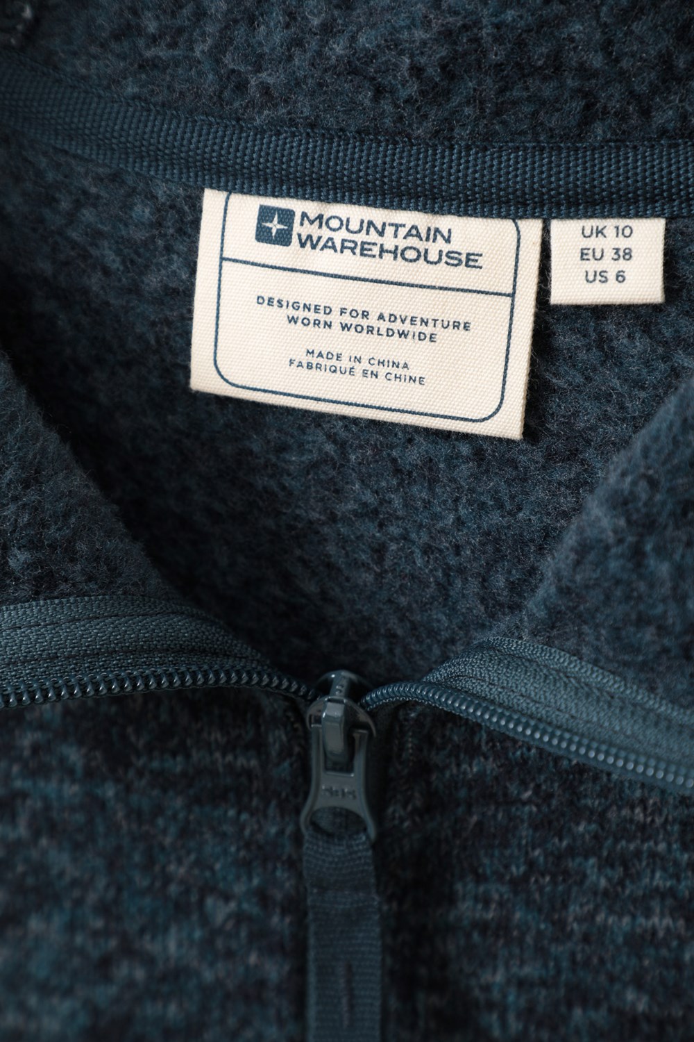 Mountain Warehouse Womens Nevis Full Zip Hoodie Fleece Lightweight Ladies Jacket - Picture 44 of 91