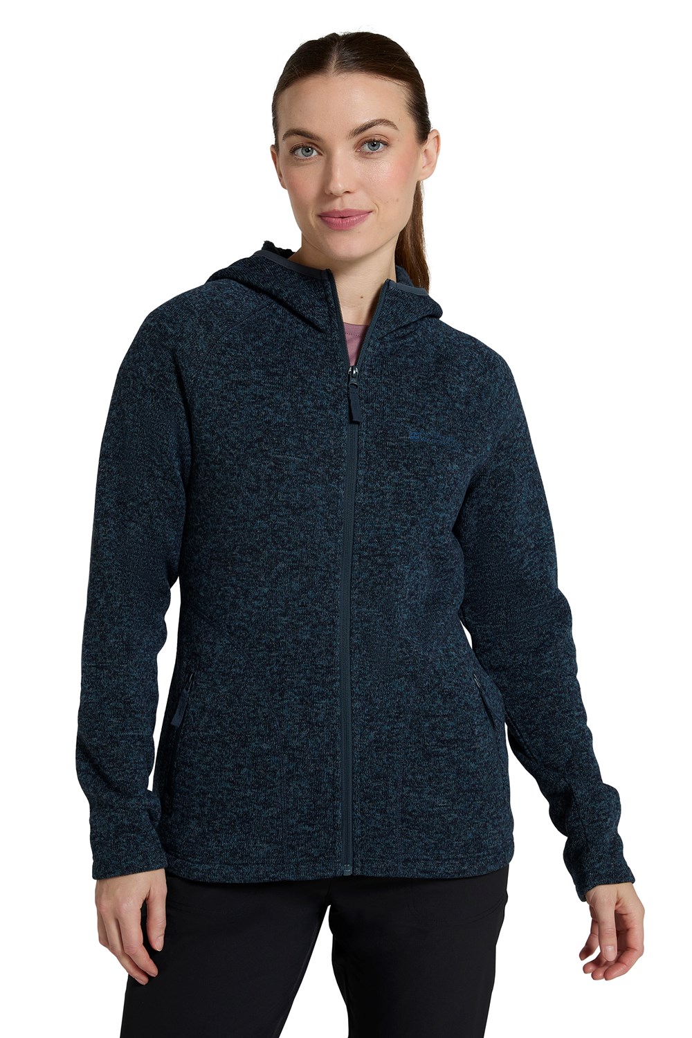 Mountain Warehouse Womens Nevis Full Zip Hoodie Fleece Lightweight Ladies Jacket - Picture 45 of 91