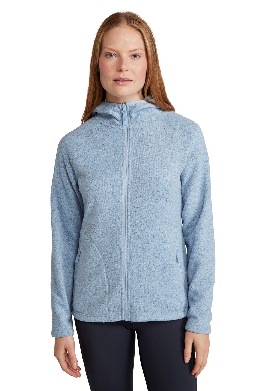 Mountain Warehouse Womens Nevis Full Zip Hoodie Fleece Lightweight Ladies Jacket - Picture 74 of 91