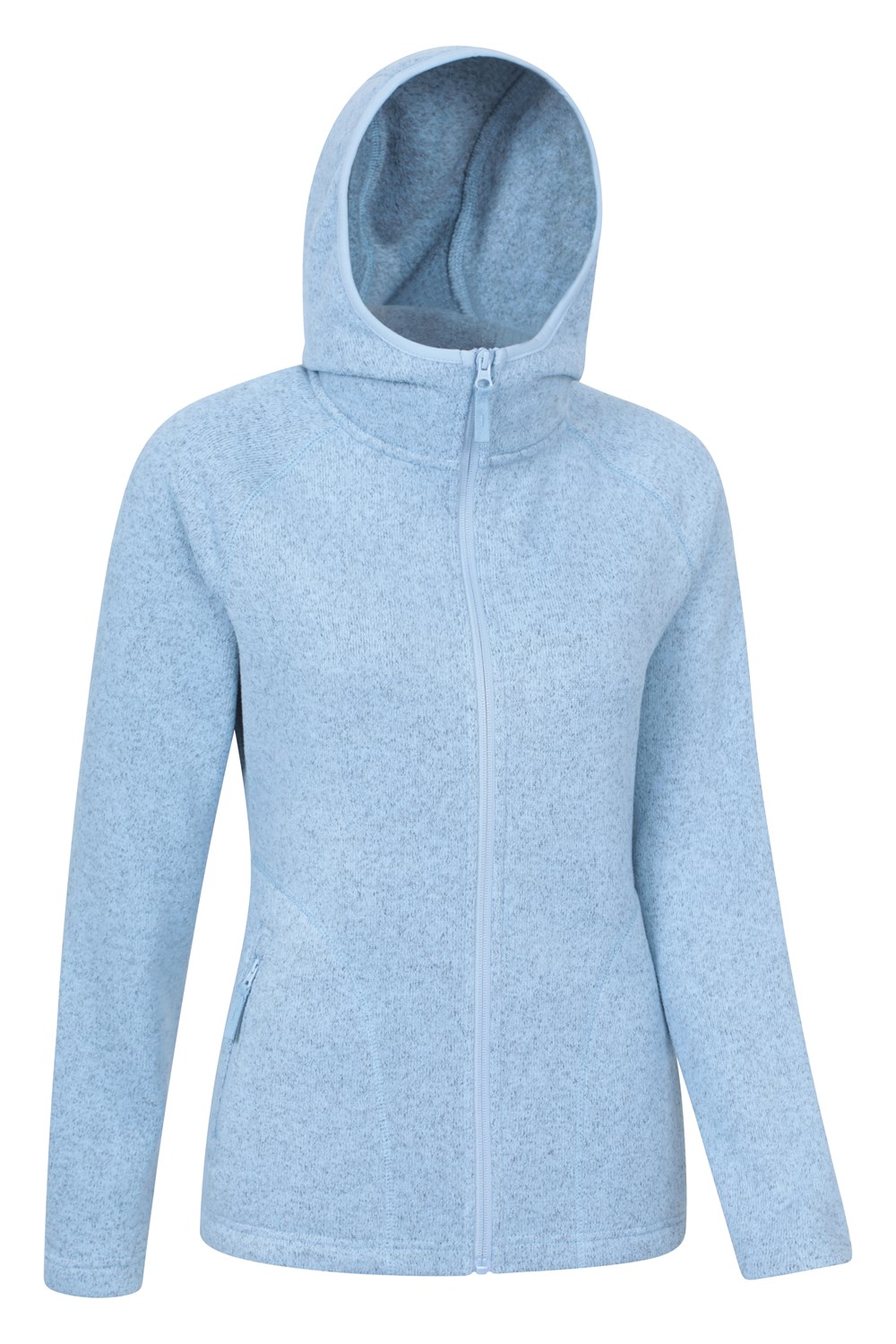 Mountain Warehouse Womens Nevis Full Zip Hoodie Fleece Lightweight Ladies Jacket - Picture 70 of 91
