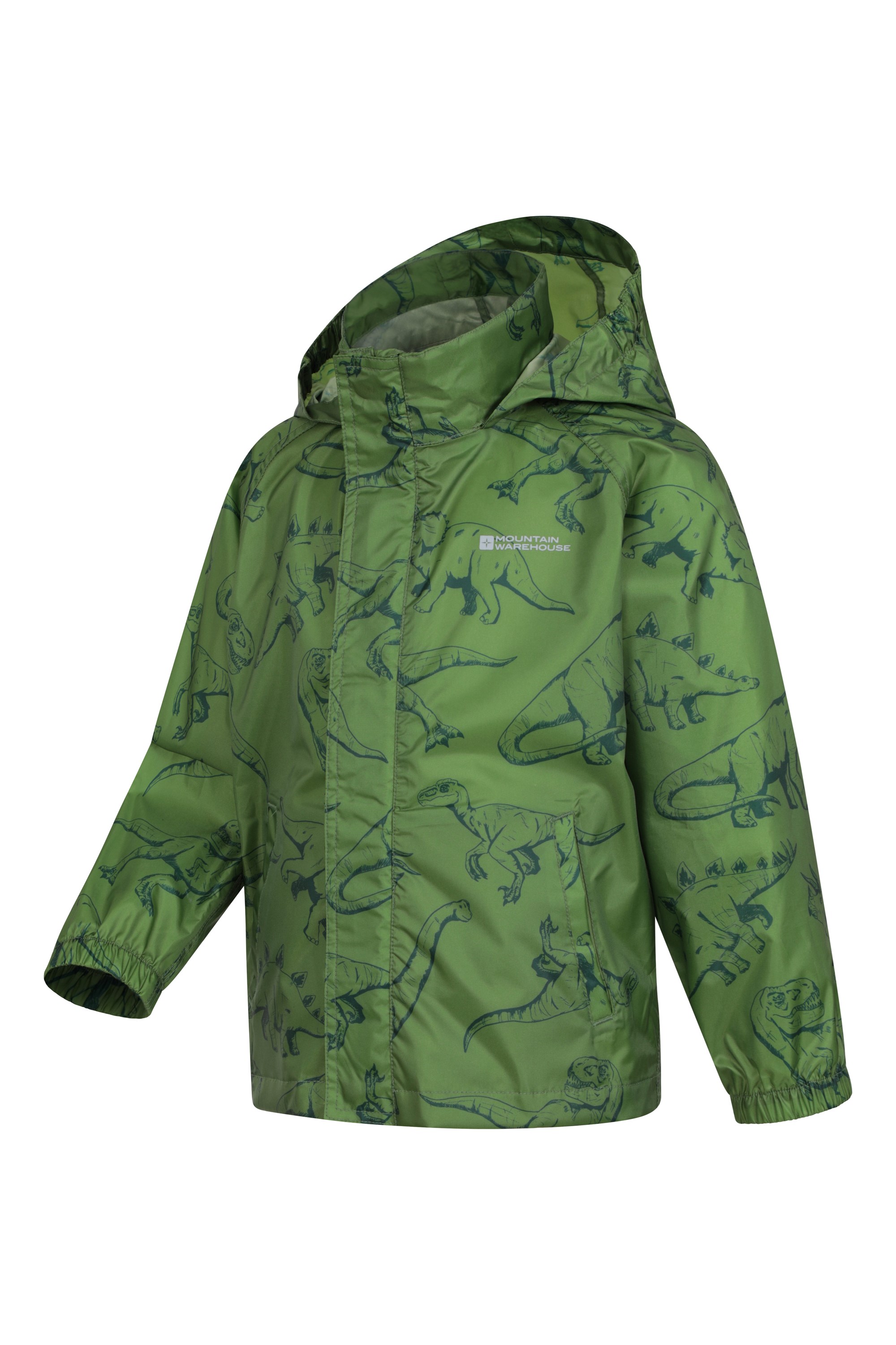 Printed Kids Waterproof Pakka Jacket Mountain Warehouse CA