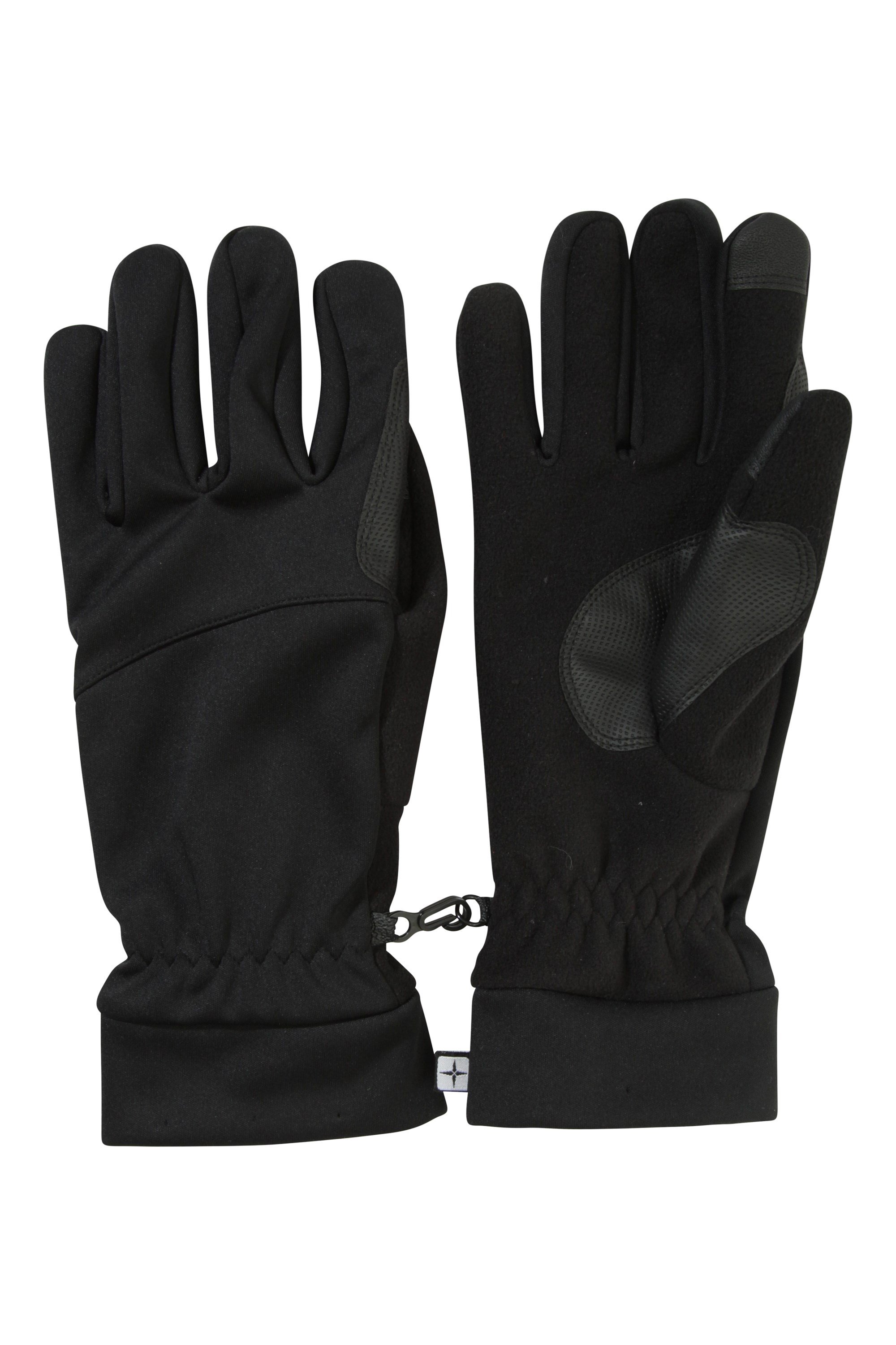 Softshell Touchscreen Gloves - Black