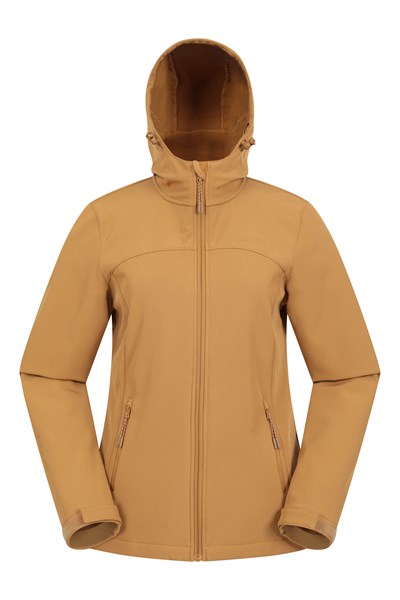Exodus Womens Water Resistant Softshell Jacket - Yellow
