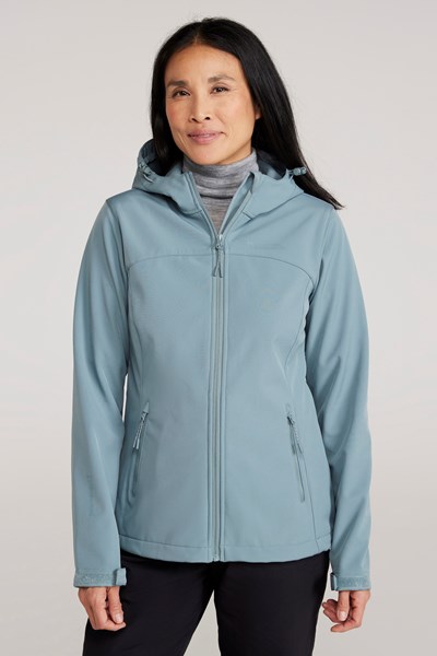 Exodus Womens Water Resistant Softshell Jacket - Green