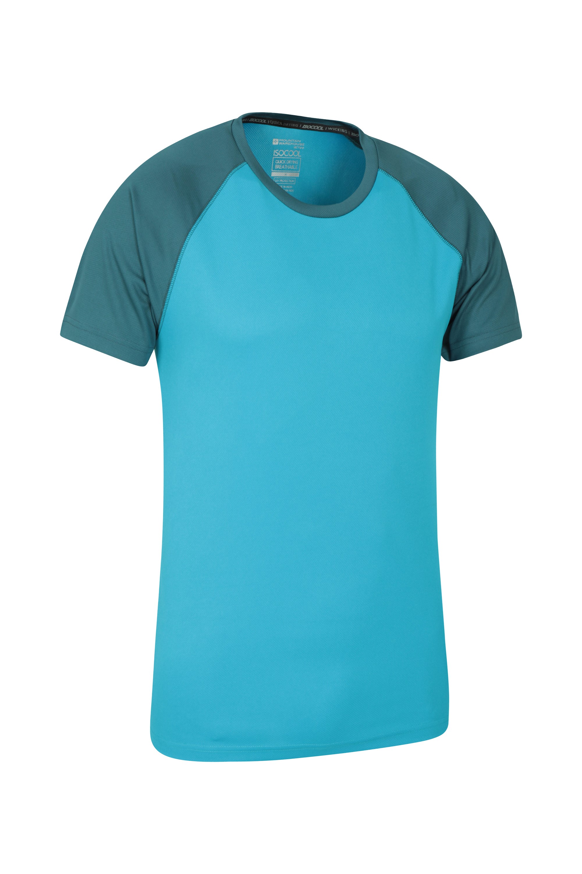 Comfortable & Quick Drying Top Lightweight Shirt Travelling for Gym Mountain Warehouse Endurance Mens T-Shirt – Breathable Summer Tee UPF50 Protection Running