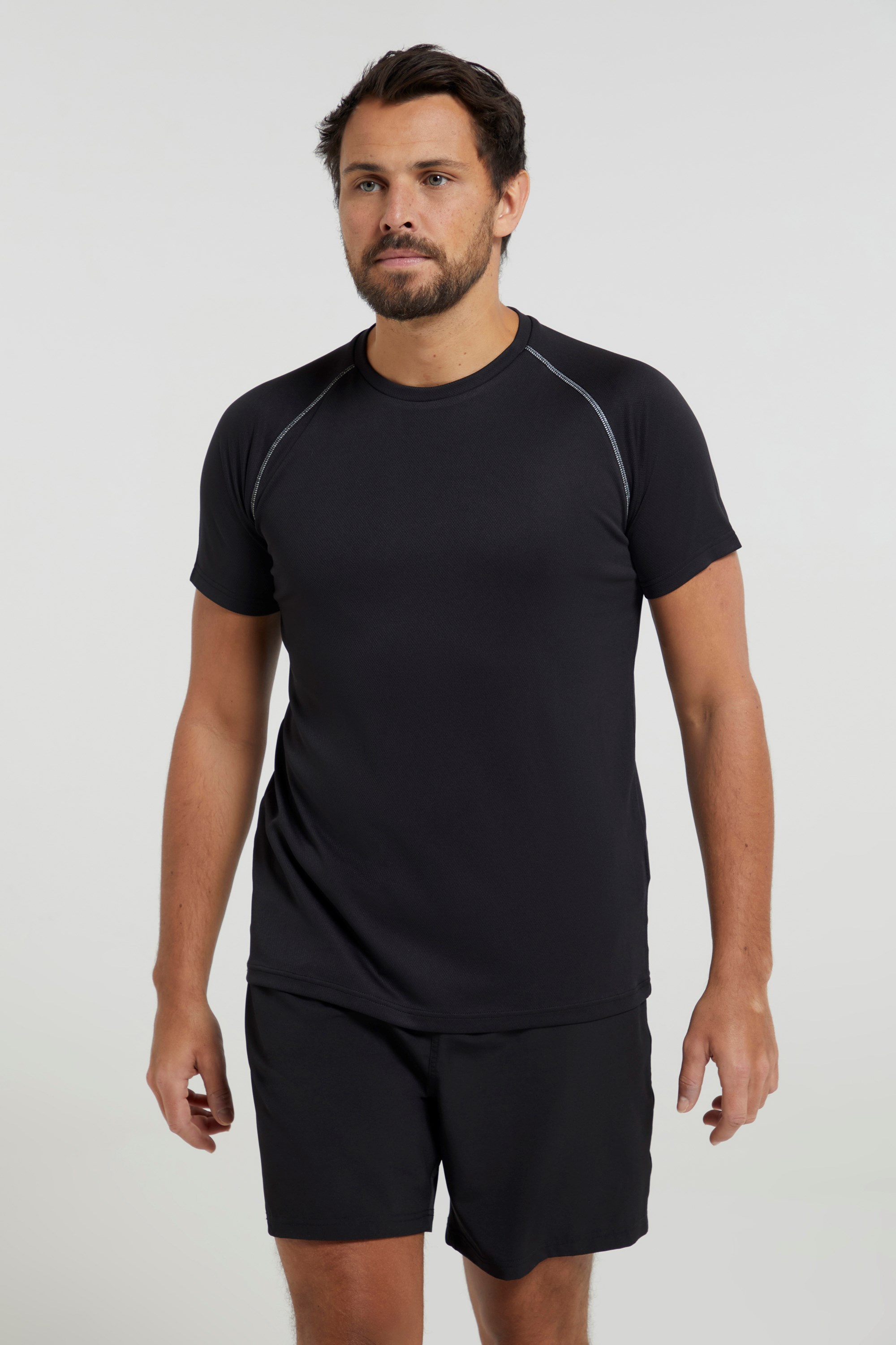 Endurance Isocool Mens Active T-Shirt - Black
