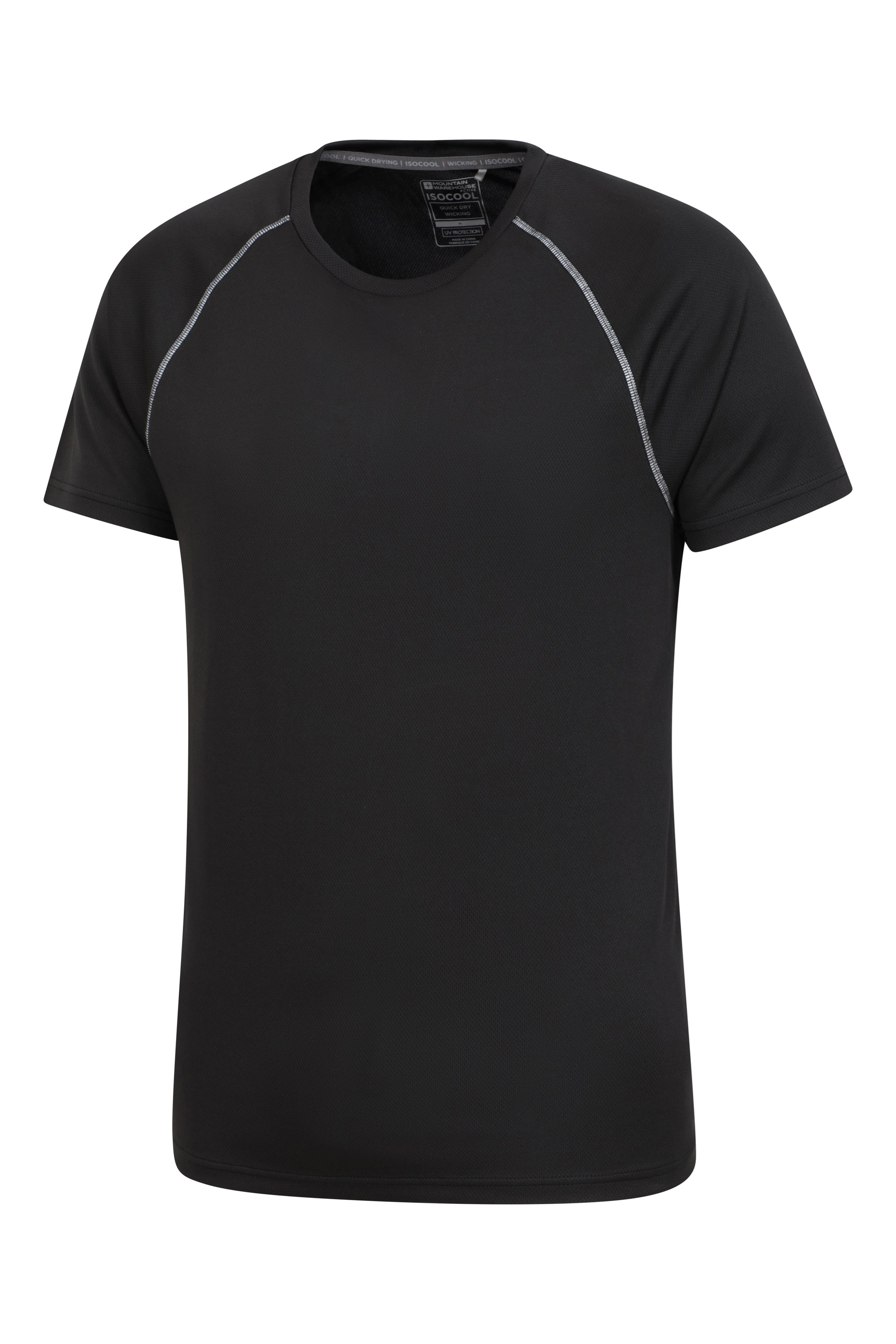 Mountain Warehouse Quick Dry Womens T-Shirt - Black | Size 16