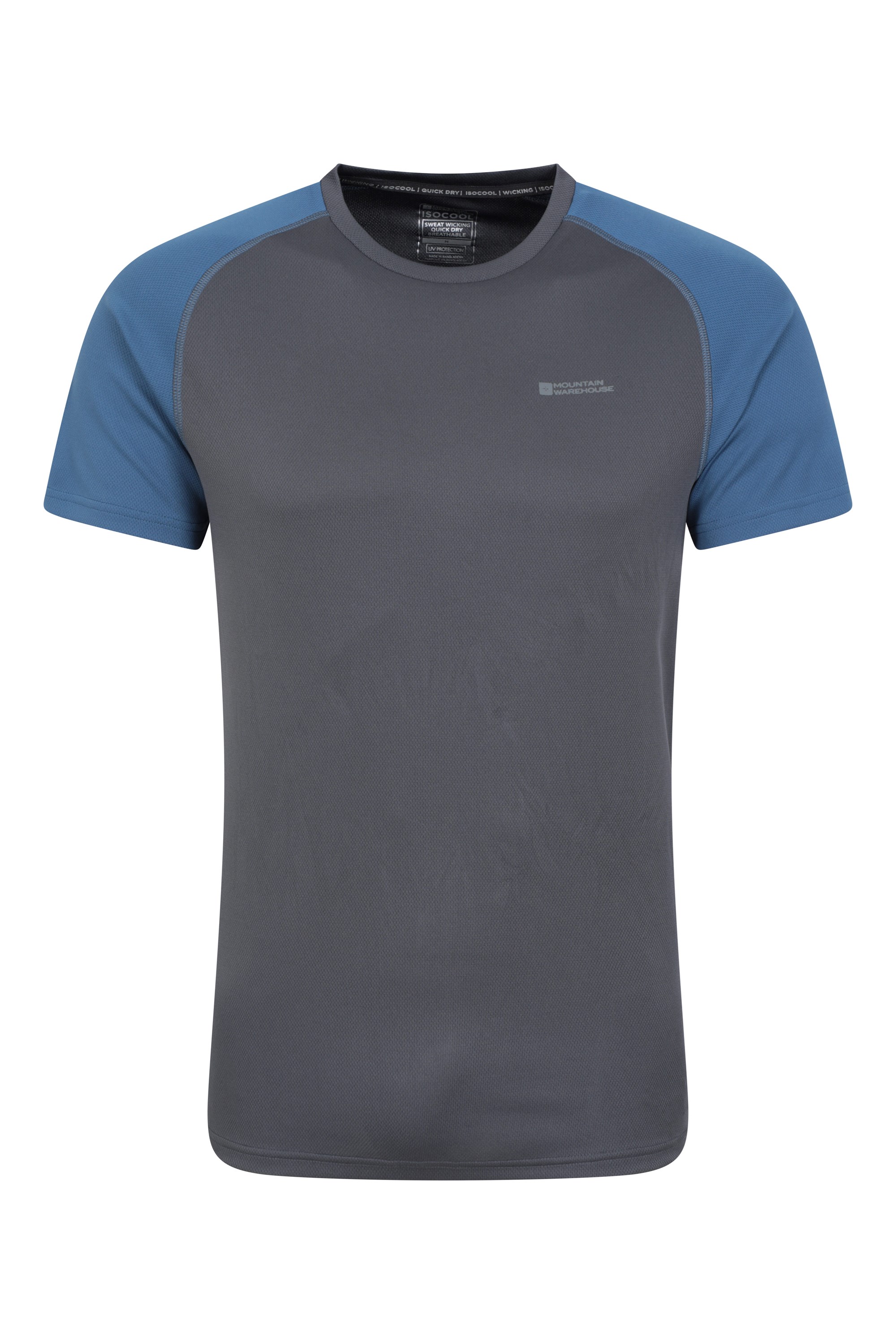 UV Protection Spring T-Shirt Mountain Warehouse IsoCool Mens Tee Quick Drying Top Running High Wicking Gym Ideal for Hiking Lightweight Tee Shirt Travelling 