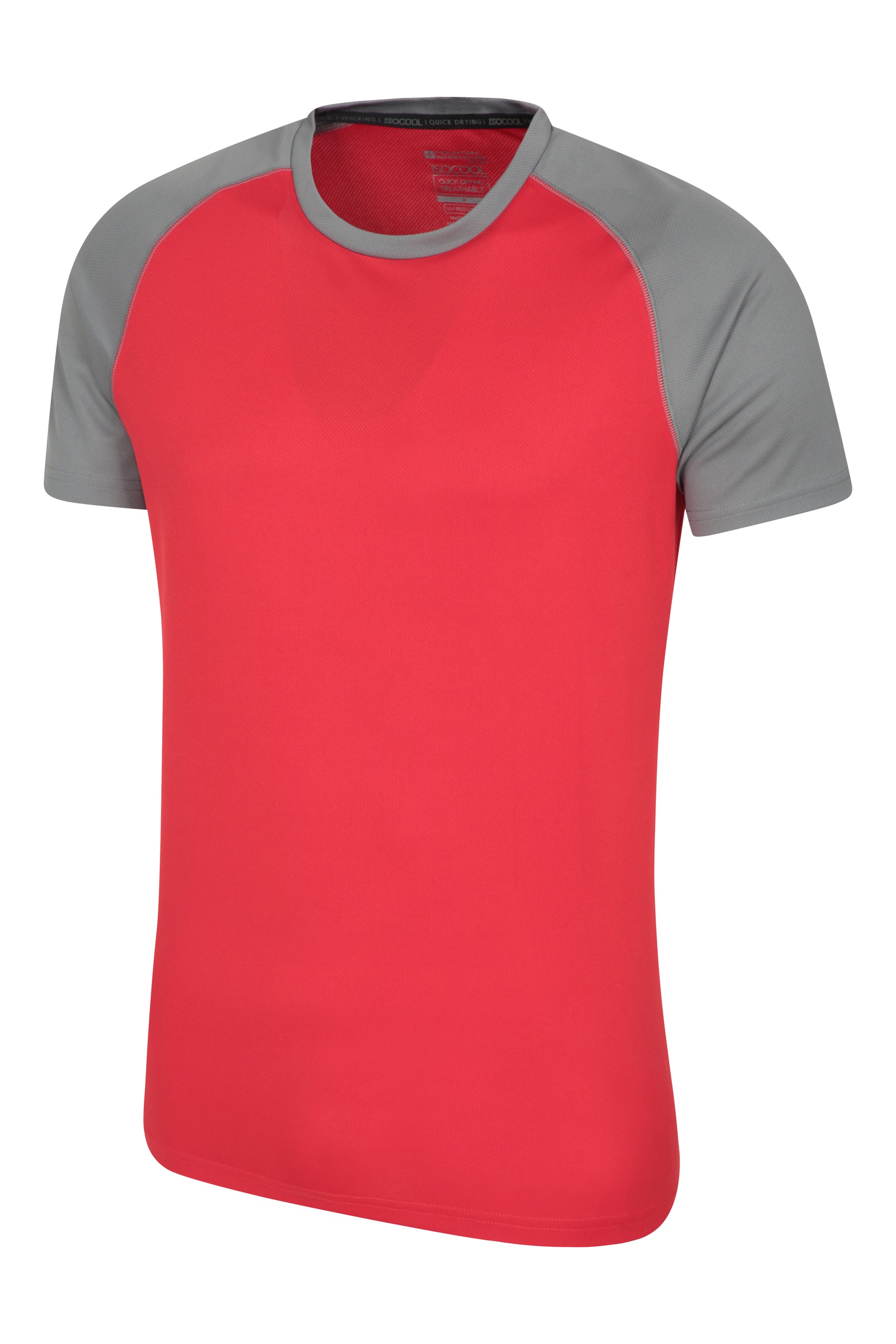 Warm Tee Shirt UV Sweat Wicking Top for Gym Cosy Outdoors Sports Lightweight T-Shirt Mountain Warehouse Cosmo Mens IsoCool Tee