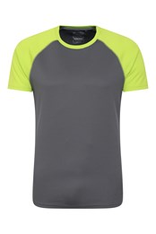 Camiseta Transpirable Endurance Hombre Limón Verde