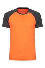 Endurance Mens Active T-Shirt Spicy Orange