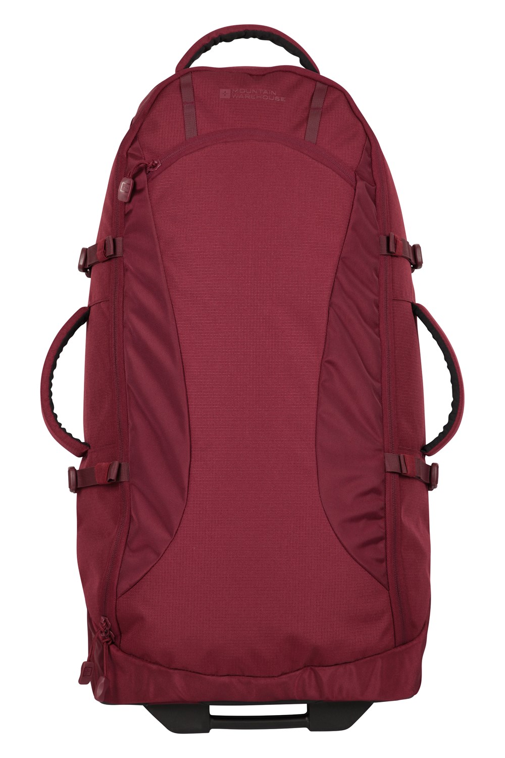 Mochila Mountain Warehouse Voyager 50L Wheelie ruedas robustas varios bolsillos - Imagen 22 de 52