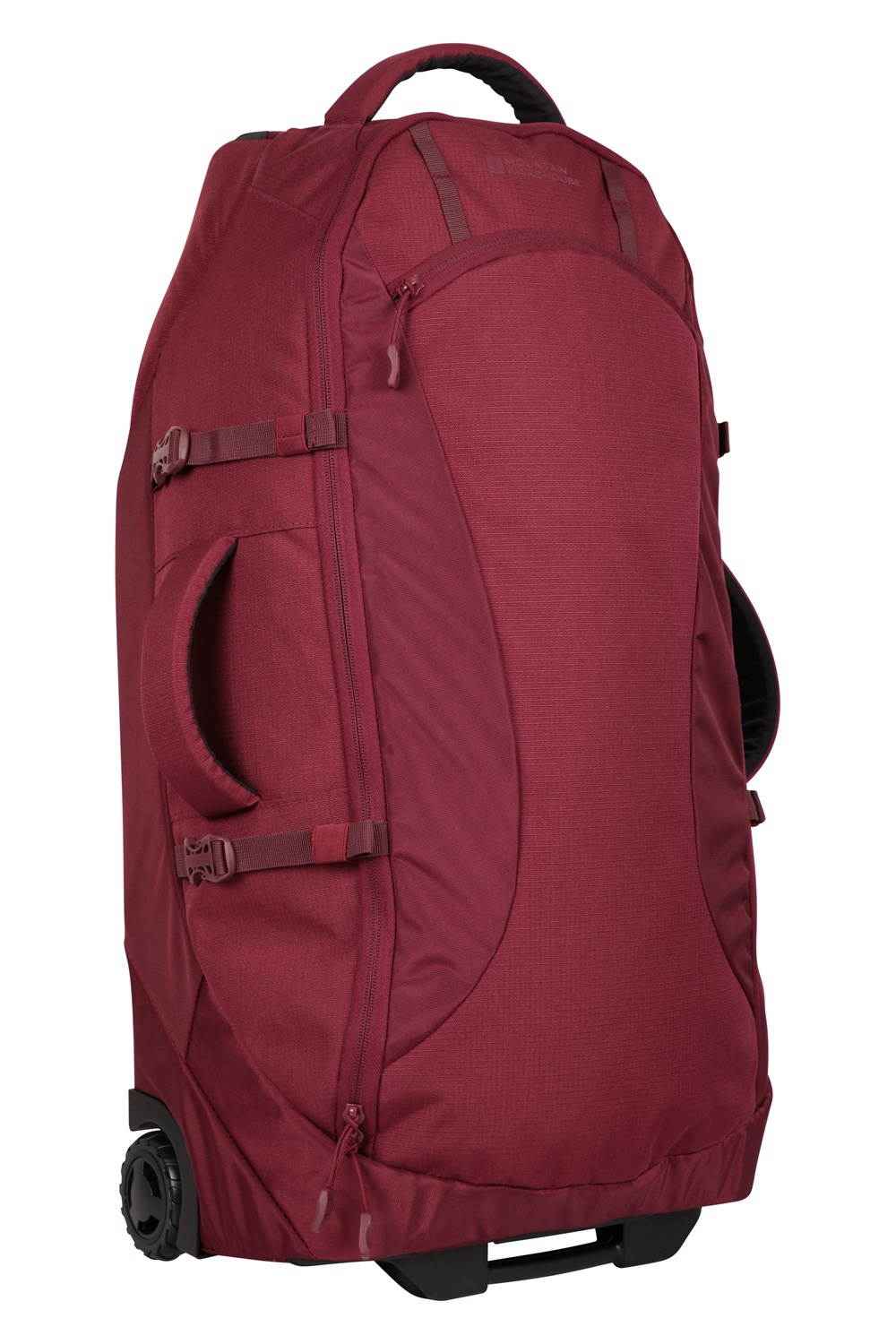 Mochila Mountain Warehouse Voyager 50L Wheelie ruedas robustas varios bolsillos - Imagen 24 de 52