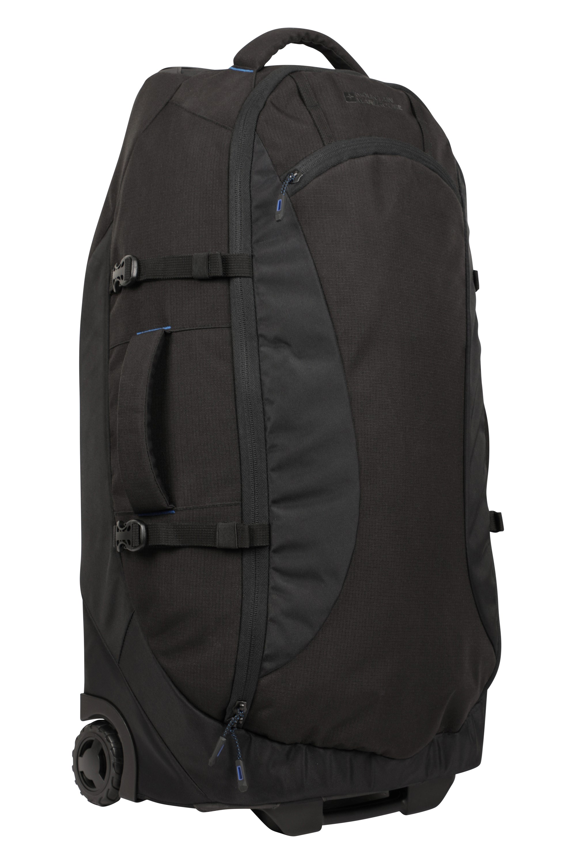Mochila Mountain Warehouse Voyager 50L Wheelie ruedas robustas varios bolsillos - Imagen 35 de 52