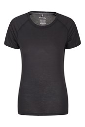 Quick Dry Womens T-Shirt Black