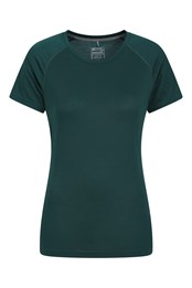 Quick Dry Womens T-Shirt Green