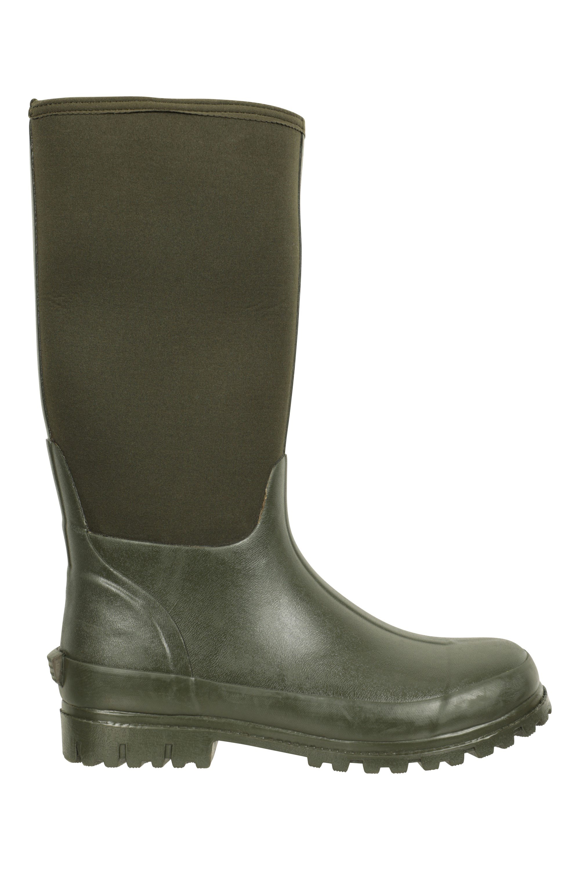 Mens Neoprene Long Mucker Boots Green