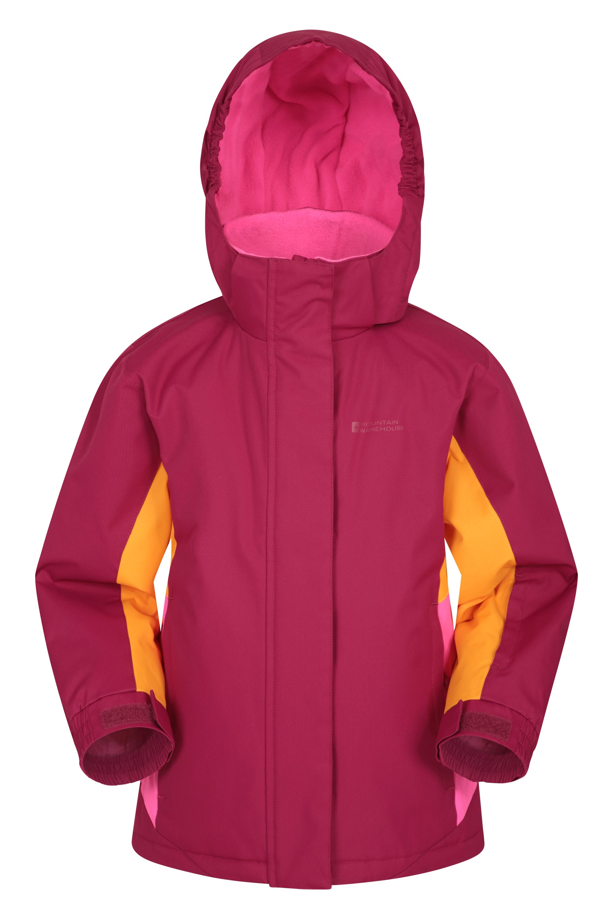 Mountain Warehouse Girls Mountain warehouse fleece lined/ hooded winter jacket/coat age 9-10 yrs 