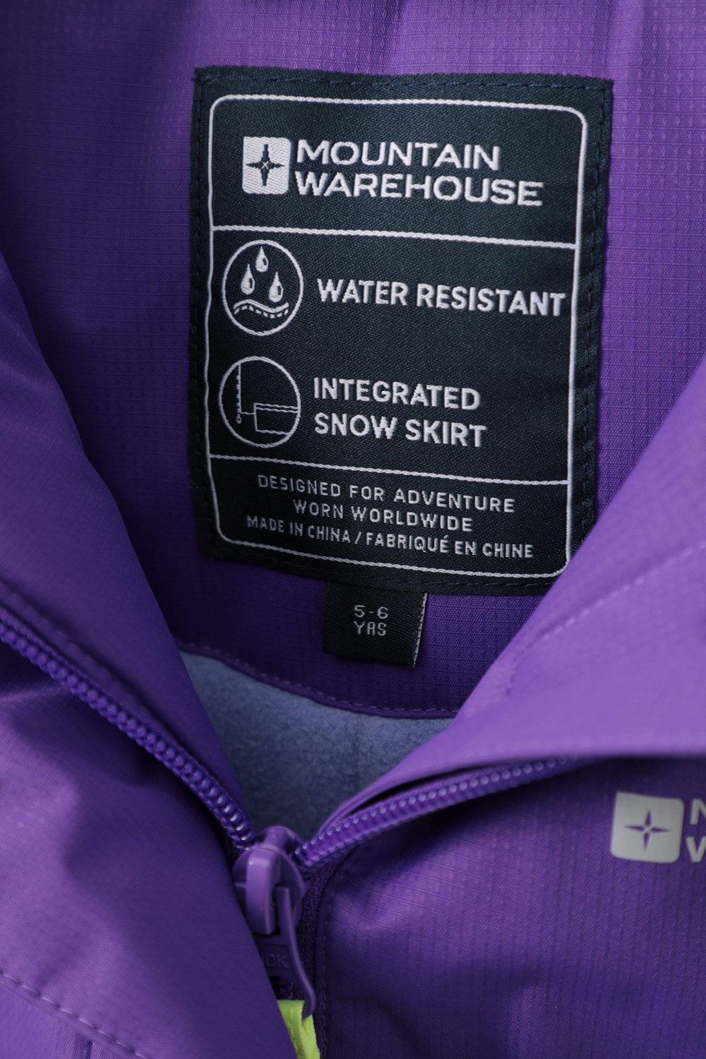 Mountain Warehouse Kids Ski Jacket Snowproof Fleece Lined Girls Boys Winter Coat - Picture 94 of 94
