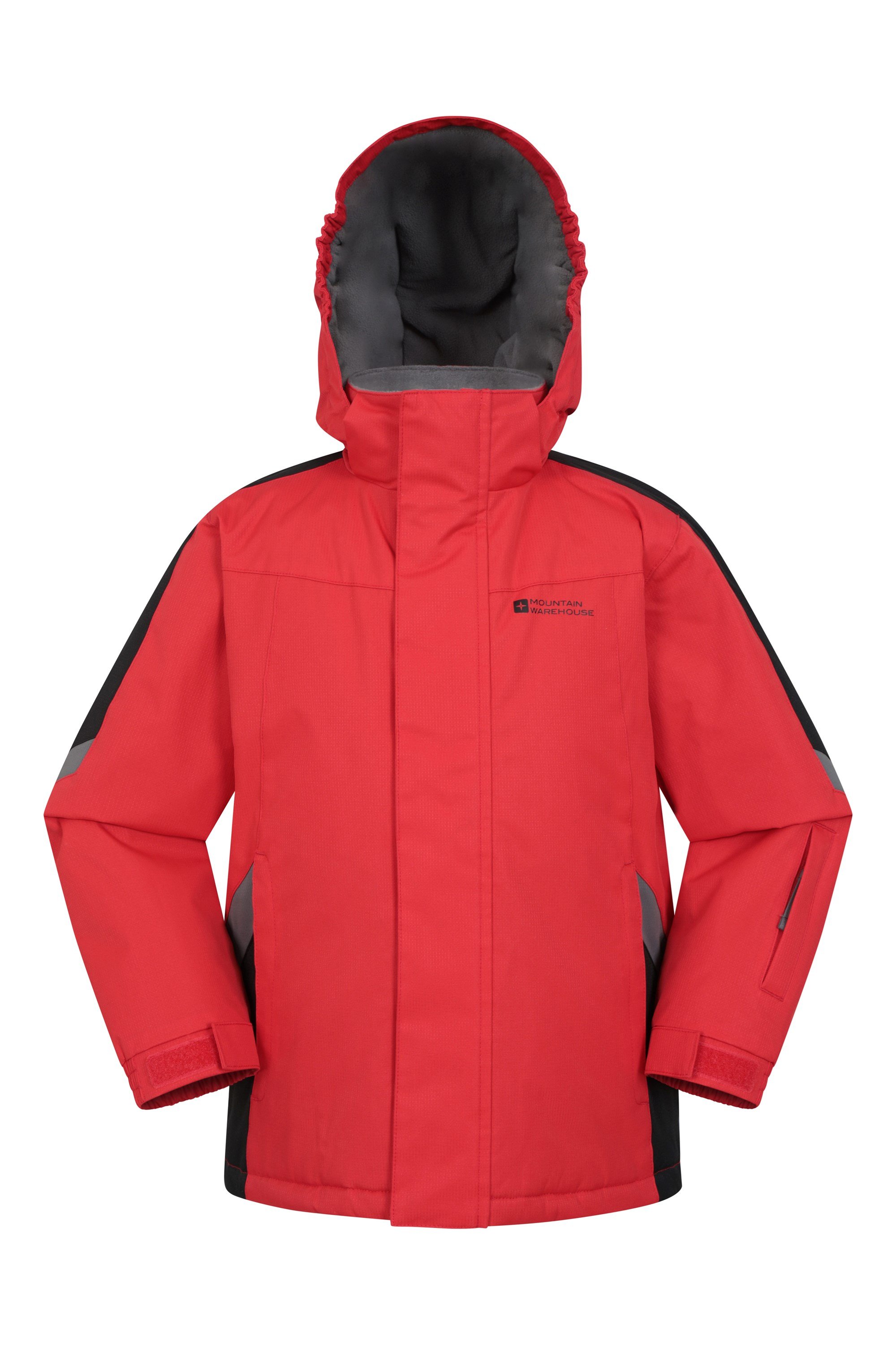 Mountain Warehouse Red Kids Raptor Fleece Lined Snow Jacket 5 6 Yrs Boys