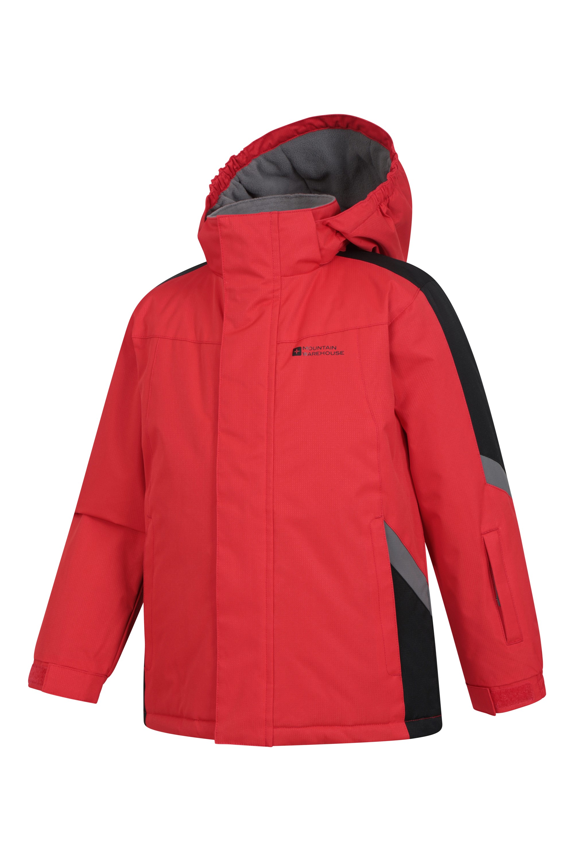 Mountain Warehouse Red Kids Raptor Fleece Lined Snow Jacket 5 6 Yrs Boys