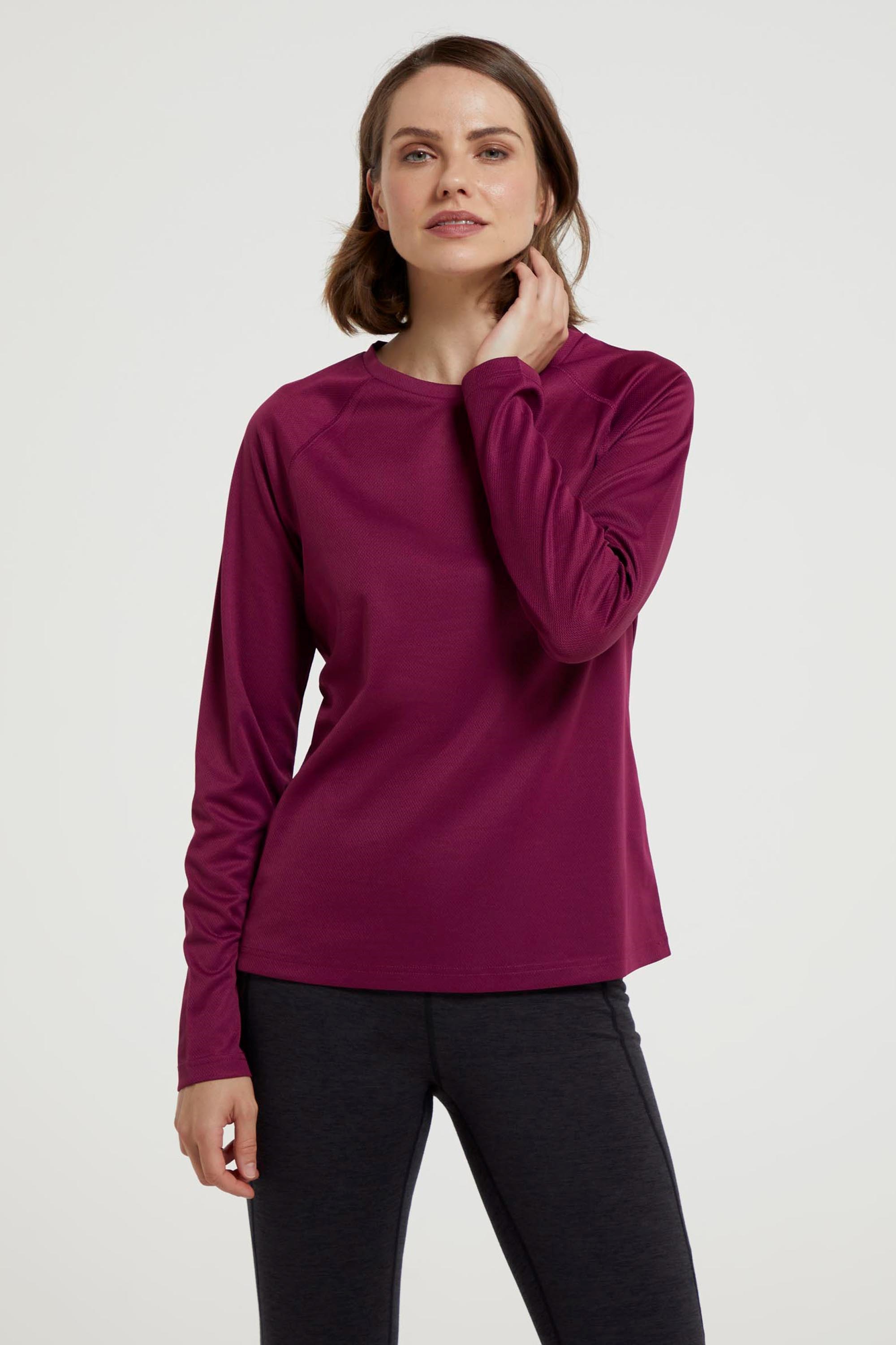 Capreze Solid Color Tees Fleece Lined Thermal Tops for Women Basic Long  Sleeve T-shirt Base Layer Stretchy Pullover Nude Color XL 