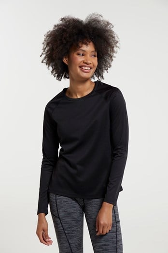 Endurance Womens Long Sleeve Top Black