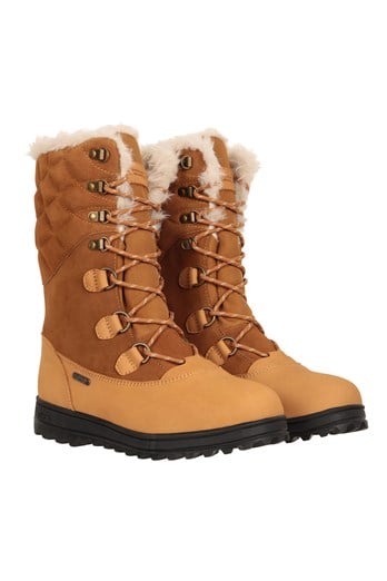 Vostock Womens Vibram Snow Boots Brown